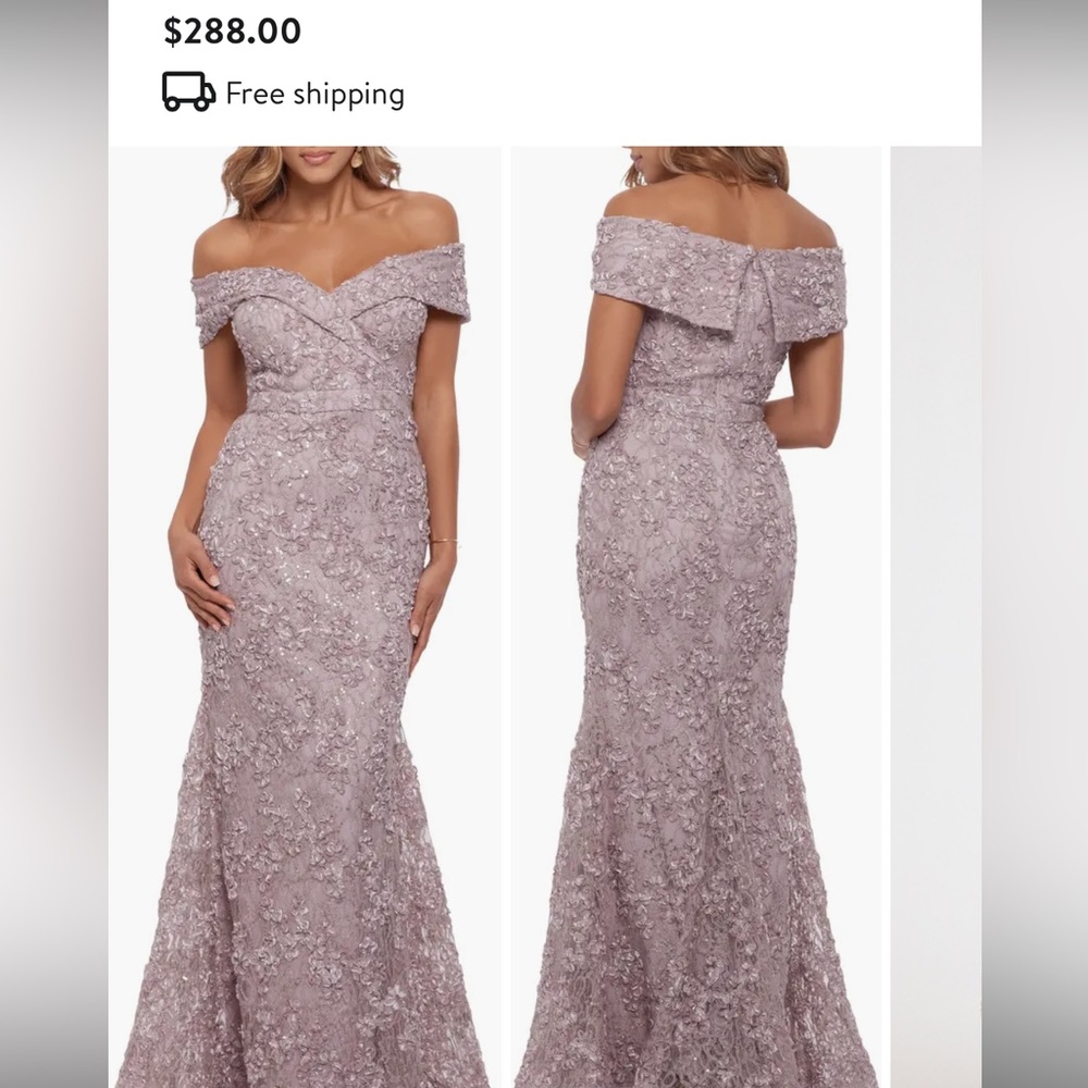 💃XSCAPE OFF SHOULDER DRESS